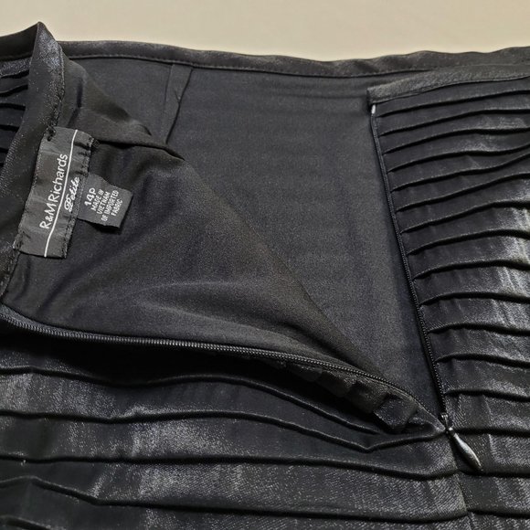 R&M Richards - SemiFormal - Black Tiered Skirt - Picture 4 of 10